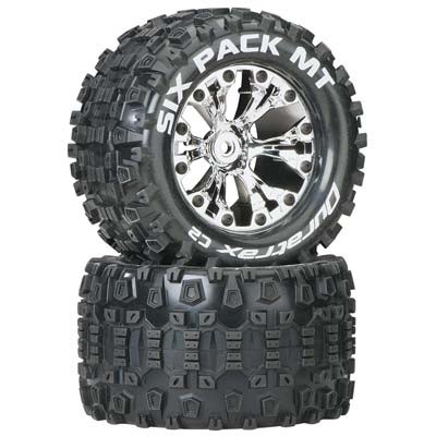 [DURATRAX] Duratrax Six Pack MT 2.8 2WD Mounted Rear C2 Chrome (2)