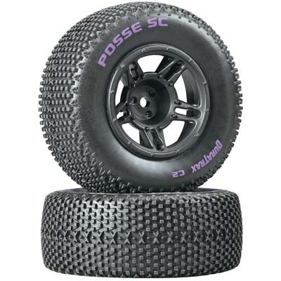 [DURATRAX] Duratrax Posse SC Tire C2 Mounted Front Slash (2)