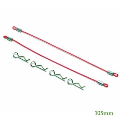 [HSP Racing] Zeppin Red Body Pin Wire 105mm 1pcs (1/10 ���� �ٵ���)