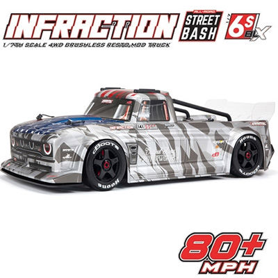 [ARRMA] 1/7 �������� V2 ��Ʈ��Ʈ �转 6�� �귯������ RTR �ǹ� - ���͸�, ������ �ʿ�