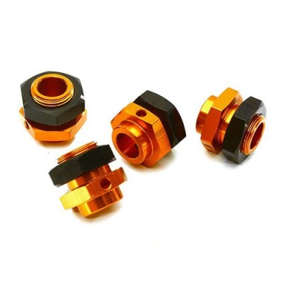 [INTEGY] Billet Machined 17mm Wheel Adapters for Arrma Kraton 6S BLX Brushless Truggy C28667ORANGE