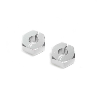 [TEAM LOSI] Clamping Rear Wheel Hexes, Aluminum: 22S