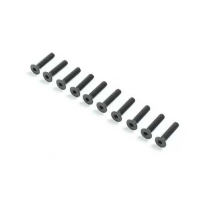 [TEAM LOSI] Flat Head Screws M3 x 14mm (10)