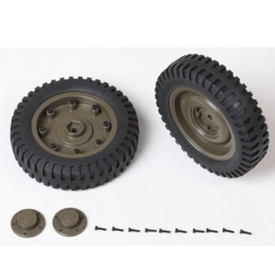 [ROC HOBBY] 1:6 1941 MB SCALER REAR WHEELS ASSEMBLY (1 Pair)