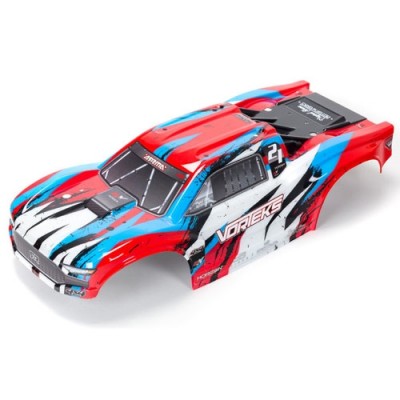 [ARRMA] ARA402319 VORTEKS 4X4 BLX PAINTED DECALED TRIMMED BODY (RED)