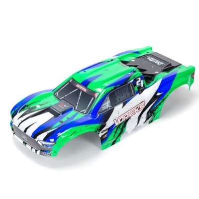 [ARRMA] ARA402328 VORTEKS 4X4 BLX PAINTED DECALED TRIMMED BODY (GREEN)