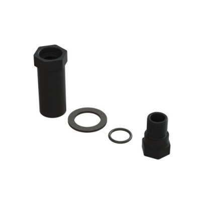 [ARRMA] ARA340187 Aluminum Servo Saver Hub Set Black