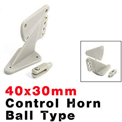Control Horn Ball Type with Clevis 40x30mm 2pcs