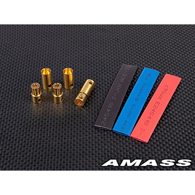 [Amass] G6.5 Gold Connecter (6.5mm, �ϼ� 3��)