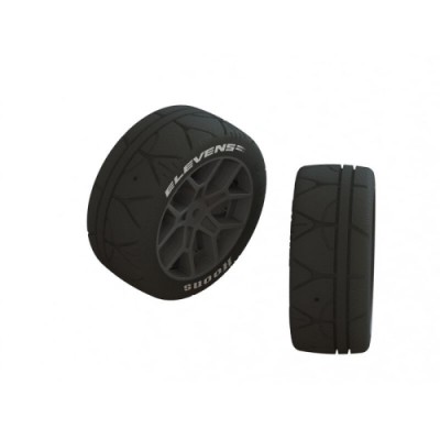 [ARRMA] dBoots ELEVENS 35/085 2.4 White Tire Set (1 Pair)