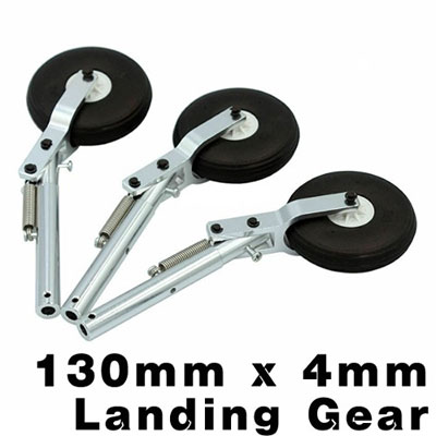 130mm Alu Shock Landing Gear 4mm - �������