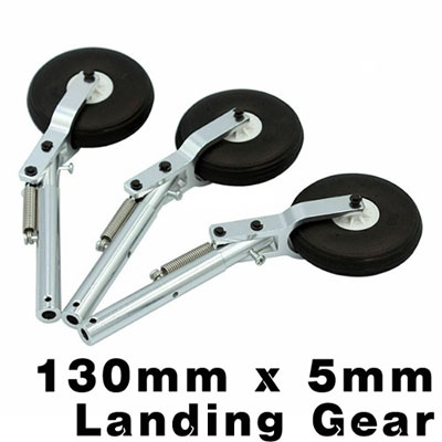 130mm Alu Shock Landing Gear 5mm - �������