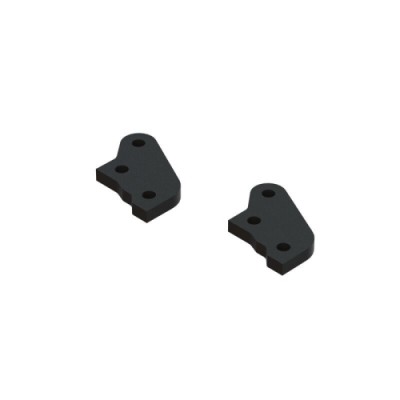 [ARRMA] ARA340194 Aluminum Steering Plate B, Black (2)