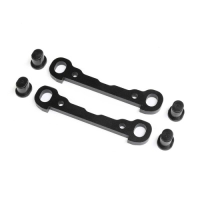 [TEAM LOSI] Front Hinge Pin Braces, Black: DBXL 2.0