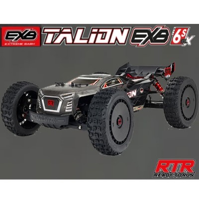 [ARRMA] 1/8 Ż���� EXB ���ǵ� Ʈ���� 6S BLX 4WD RTR, Black
