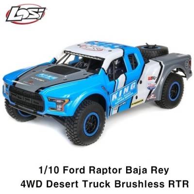 [TEAM LOSI] [���左�� ���ڷ���]1/10 King Shocks Ford Raptor Baja Rey 4WD Brushless RTR with SMART