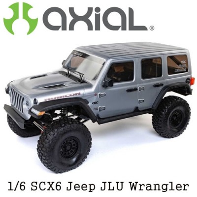 [Axial] [����� �ʴ��� ��Ŭ����] 1/6 SCX6 Jeep JLU Wrangler 4WD Rock Crawler RTR: Silver