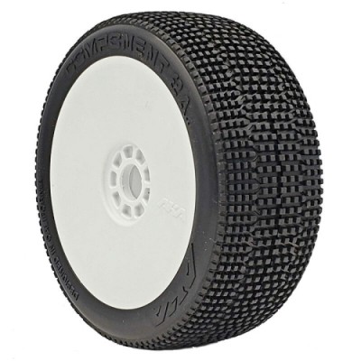[AKA] 1:8 BUGGY COMPONENT 2AB EVO WHEEL PRMT WHT SSLW(2)