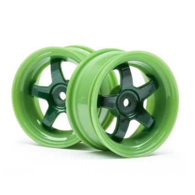 [HPI] WORK MEISTER S1 WHEEL GREEN 26mm (3mm OS/2pcs)