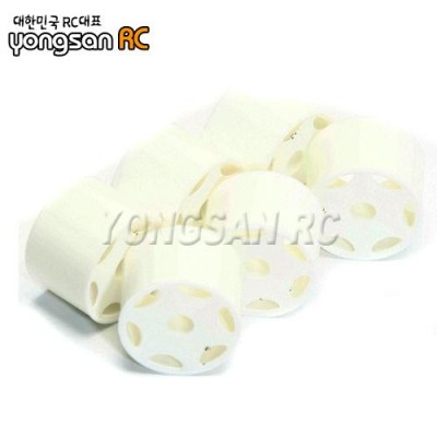 [HPI] 1/12 SUPER DISH WHEELS FRONT WHITE (6 pcs)