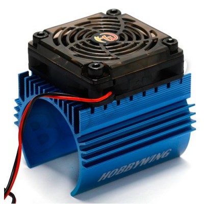 [HOBBYWING] HOBBYWING Fan-COMBO C4 MOTOR HEATSINK with COOLING FAN (�Ϻ��� ���� ��Ʈ��ũ / ����)