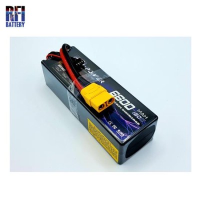 [RFI BATTERY] 11.1V 6600mah 120C ��Ƭ������ ���͸� �ϵ����̽� - XT90