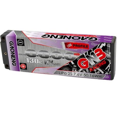 [GNB] 7.6V 6600mAh 2S HV 130C ��Ƭ������ ���͸� (�ϵ����̽�) - EC5