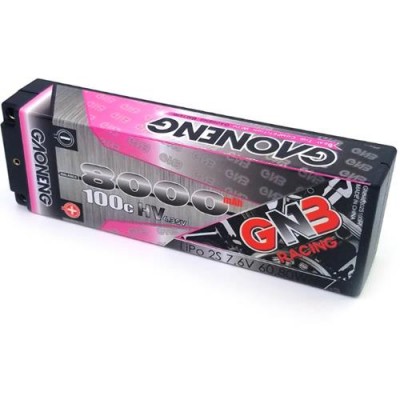 [GNB] 7.6V 8000mAh 2S HV 100C ��Ƭ������ ���͸� (�ϵ����̽�) - EC5