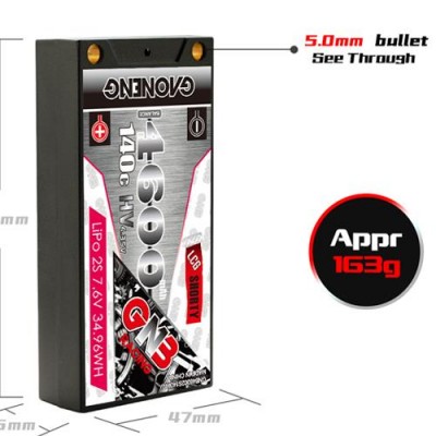 [GNB] 7.4V 4600mAh 140C ��Ƭ������ ���͸� (�ϵ����̽�) - EC5