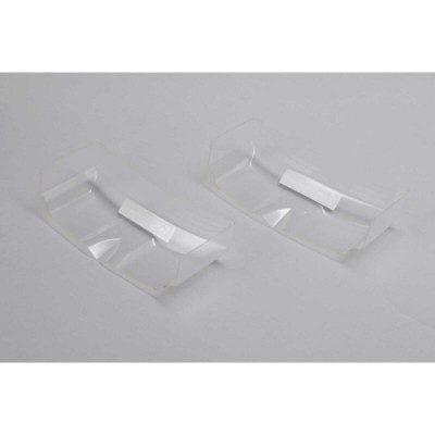 [TLR Racing] 6.5 Lightweight Rear Wing, Clear, Precut (2)