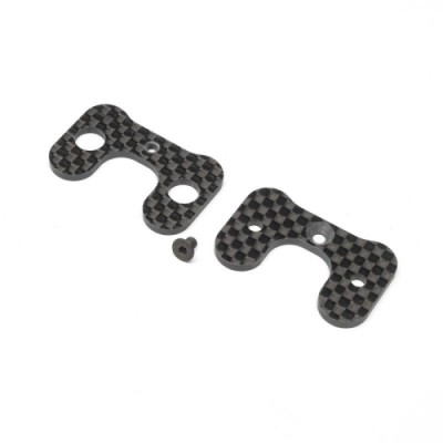 [TLR Racing] Carbon Wing Riser, 4mm: 22 5.0