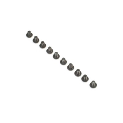 [TLR Racing] Button Head Screws, M3 x 4mm (10)