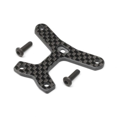 [TLR Racing] Carbon Front Top Brace, Medium Flex: 22X-4