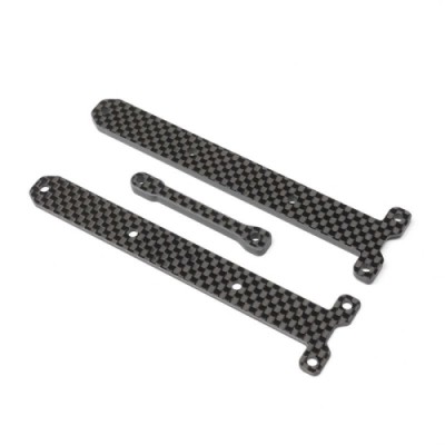 [TLR Racing] Carbon Chassis Brace Supports, 1.5 & 3.5mm: 22X-4