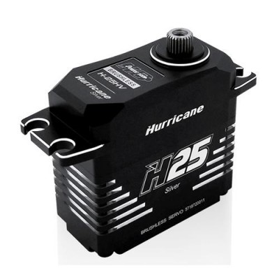 [POWER HD] Hurricane H25 Brushless, HV Premium Titaniun Gear 30 KG, 0.06 Sec