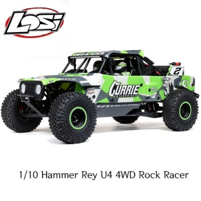 [TEAM LOSI] [�ظӷ���] 1/10 Hammer Rey U4 4WD Rock Racer Brushless RTR with Smart and AVC, Green