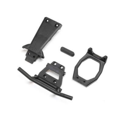 [TEAM LOSI] Front Bumper, Brace, Skid Plate: Hammer Rey