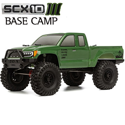 [Axial] 1/10 SCX10 III Base Camp 4WD Rock Crawler Brushed RTR, Green