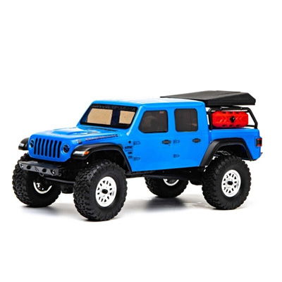 [Axial] 1/24 SCX24 Jeep JT Gladiator 4WD Rock Crawler Brushed RTR, Blue