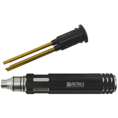 [DETAILS TECH] (Ƽź ��) Black B 4 in 1 Magnetic Screwdriver Set - Hex 1.5/2.0/ 2.5/3.0mm