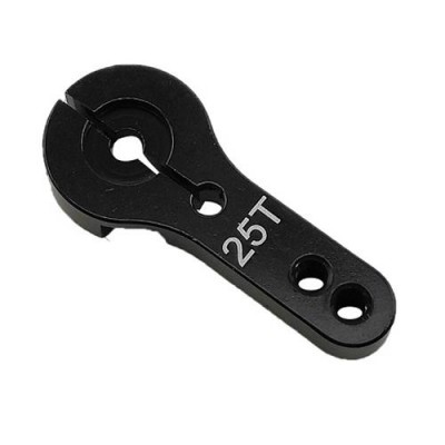[DETAILS TECH] Clamping Aluminum RC Servo Horns - 25T (Black)