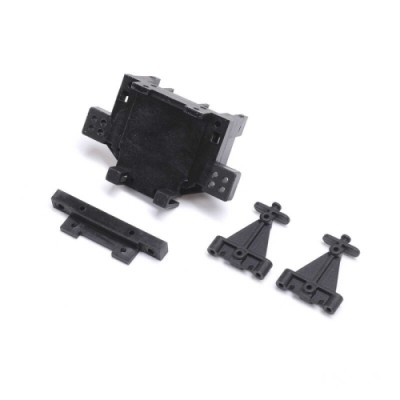 [TEAM LOSI] Rear Bulkhead, Toe Block, Link Mount: Mini JRX2