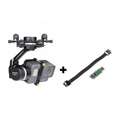 [TAROT] GoPRO T3D-V Gimbal for Hero5/6/7(w/HDMI to AV Converter Set)