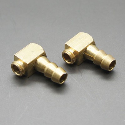 90 Degree Water Tube Connector M6 thread 2pcs (521B96)