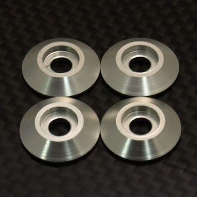 [TFL] Aluminum Cone Washer 4mm 4pcs (512B61)