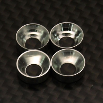 [TFL] Aluminum Cone Washer 4mm 4pcs (512B66)