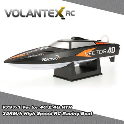 Volantex Vector 40 Brushless RC Boat (Black) - ����������Ʈ