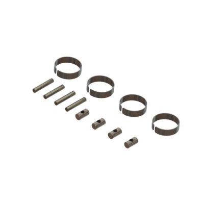 [ARRMA] ARA311150 CVD DRIVESHAFT METAL FITTINGS (2)
