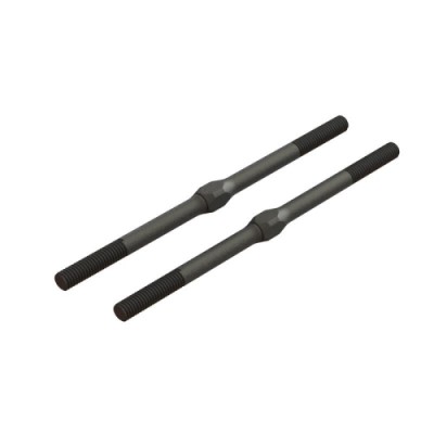 [ARRMA] ARA330716 STEEL TURNBUCKLE, M4 X 85MM BLACK (2)