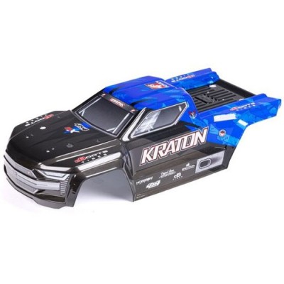 [ARRMA] ARA402329 1/10 PAINTED BODY, BLACK/BLUE: KRATON 4X4 4S BLX